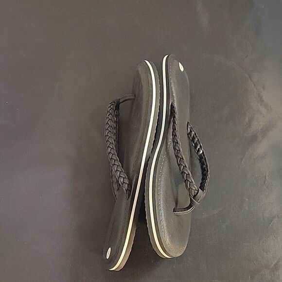 BRAND NEW AIR BALANCE BRAIDED STRAP DETAILS SLIP-ON FLAT SANDAL - Picture 9 of 13